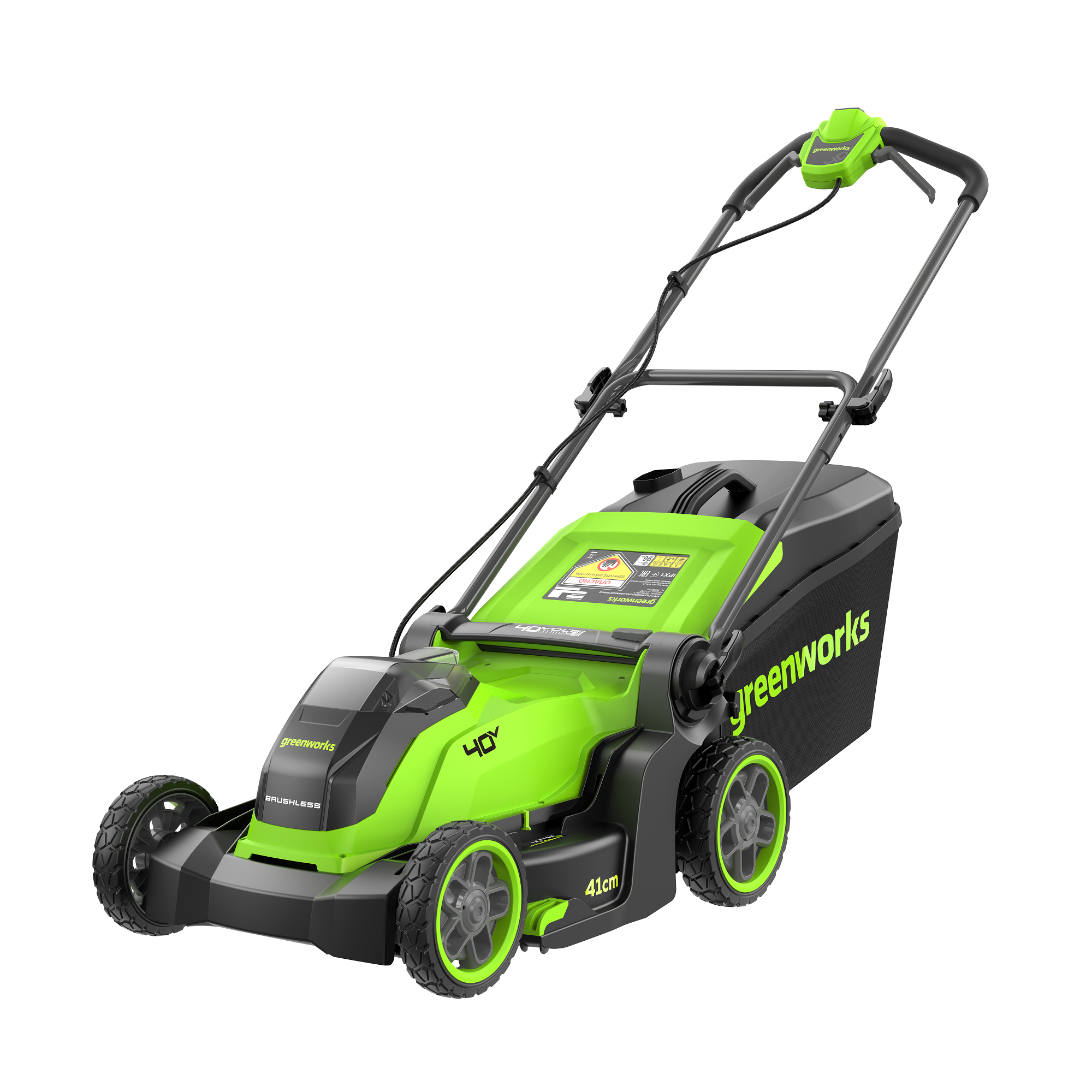 Изображение товара Газонокосилка аккумуляторная Greenworks Gd40lm411 40 В 41 см 1x4 Ач АКБ и ЗУ в комплекте Изображение товара Газонокосилка аккумуляторная Greenworks Gd40lm411 40 В 41 см 1x4 Ач АКБ и ЗУ в комплекте