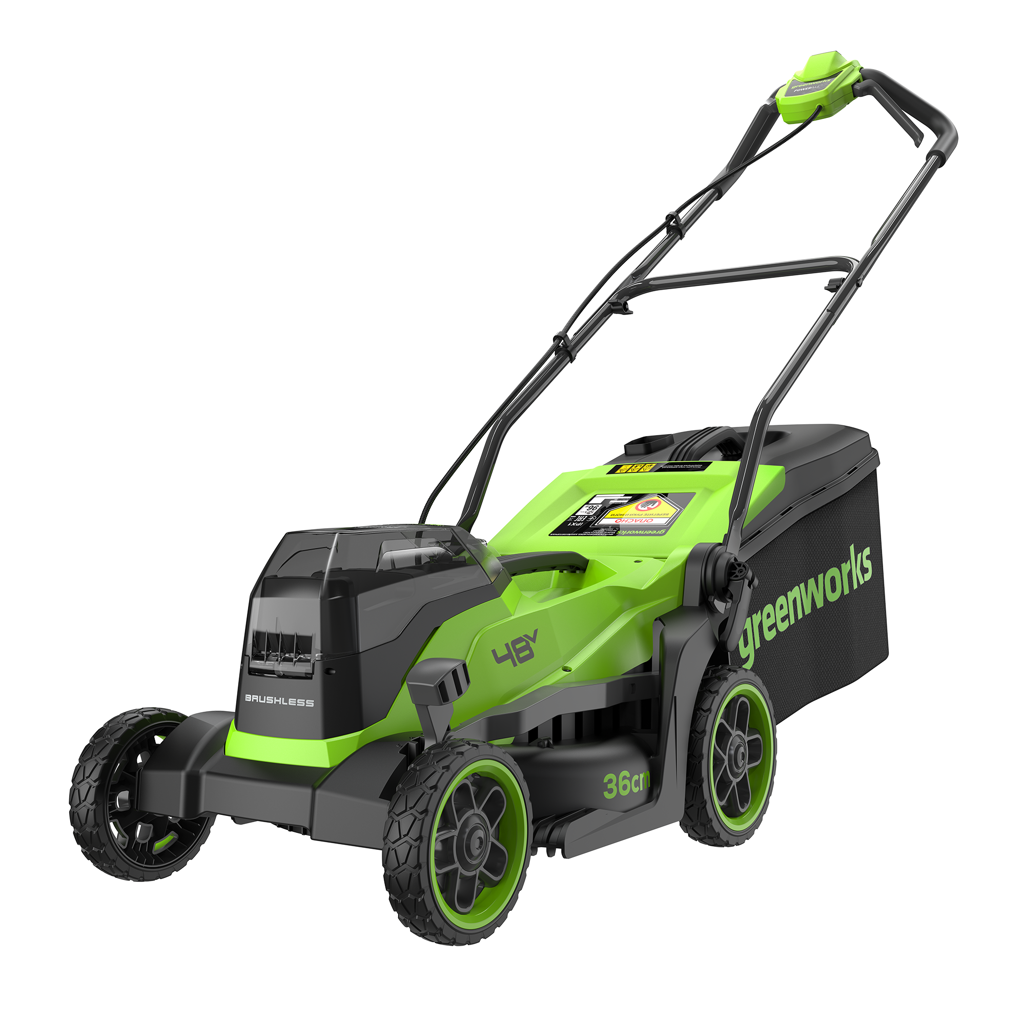 Изображение товара Газонокосилка аккумуляторная Greenworks Gd24x2lm361 24 В 36 см АКБ и ЗУ не в комплекте