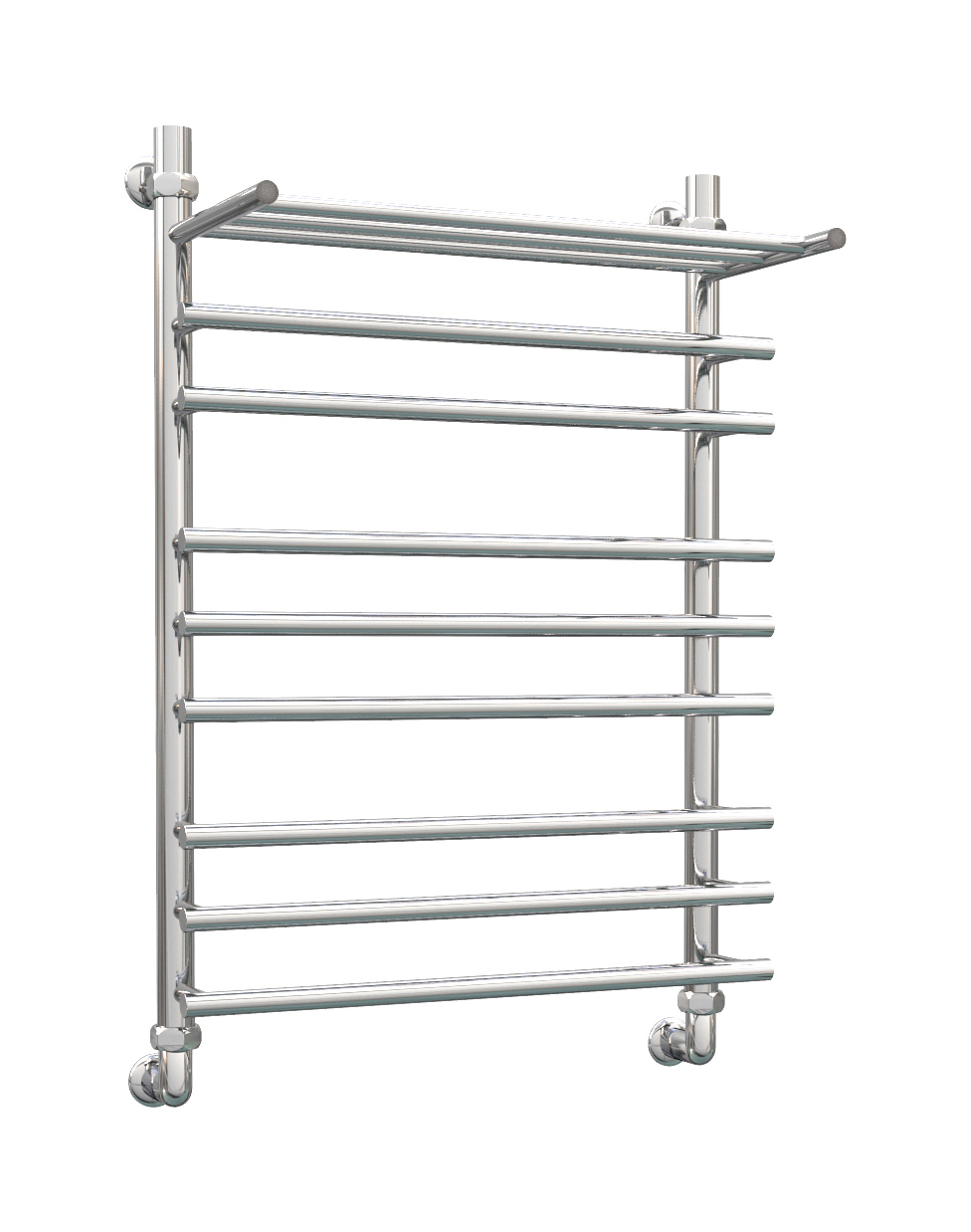 Изображение товара Полотенцесушитель водяной Роснерж L106110 с полкой 700х430 мм хром