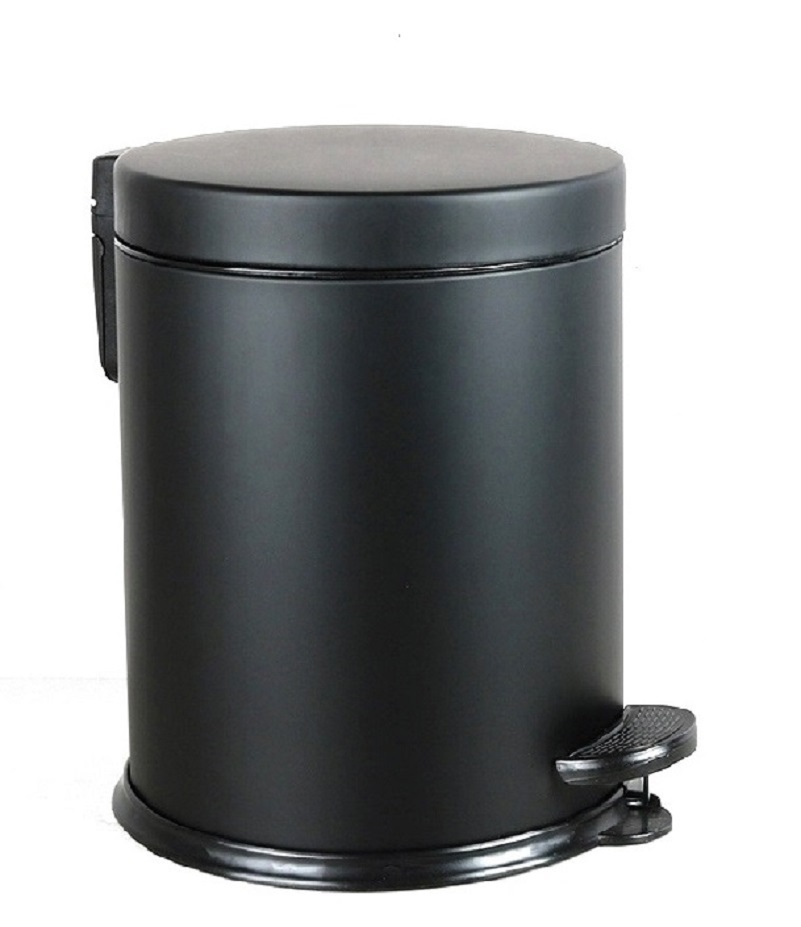Изображение товара Контейнер для мусора для ванной 12 л черный металл PRIMANOVA