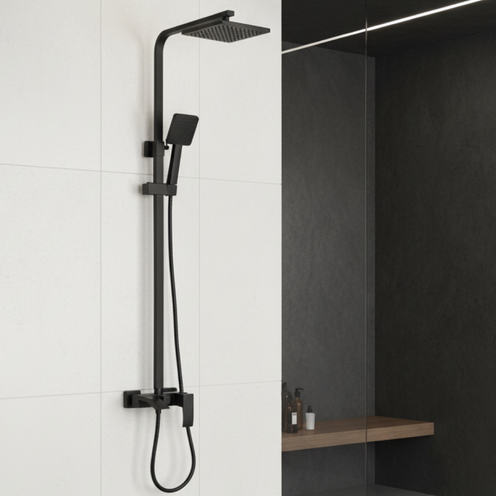 Изображение товара Душевая стойка Esko ST100B 1 режимная цвет черный