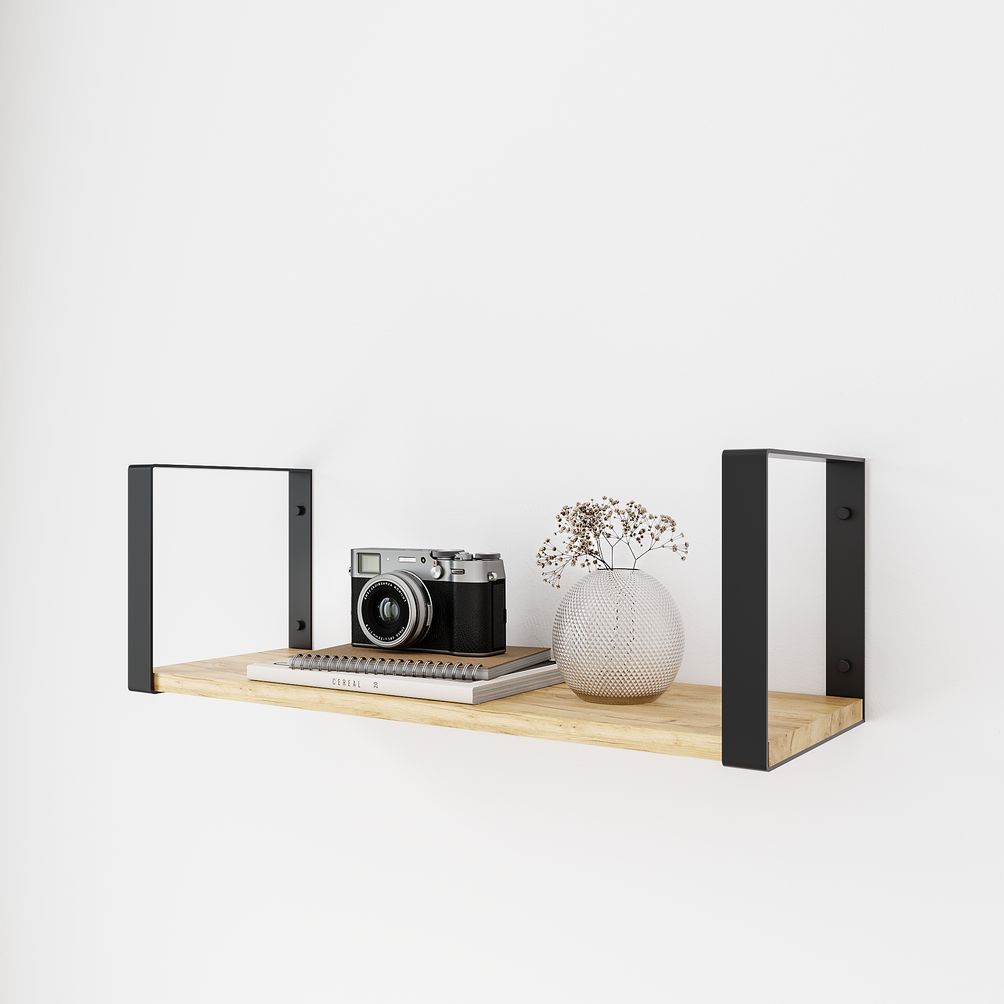 Изображение товара Кронштейн утилитарный Торонто 1-600 60x20 см, черный, нагрузка до 10 кг