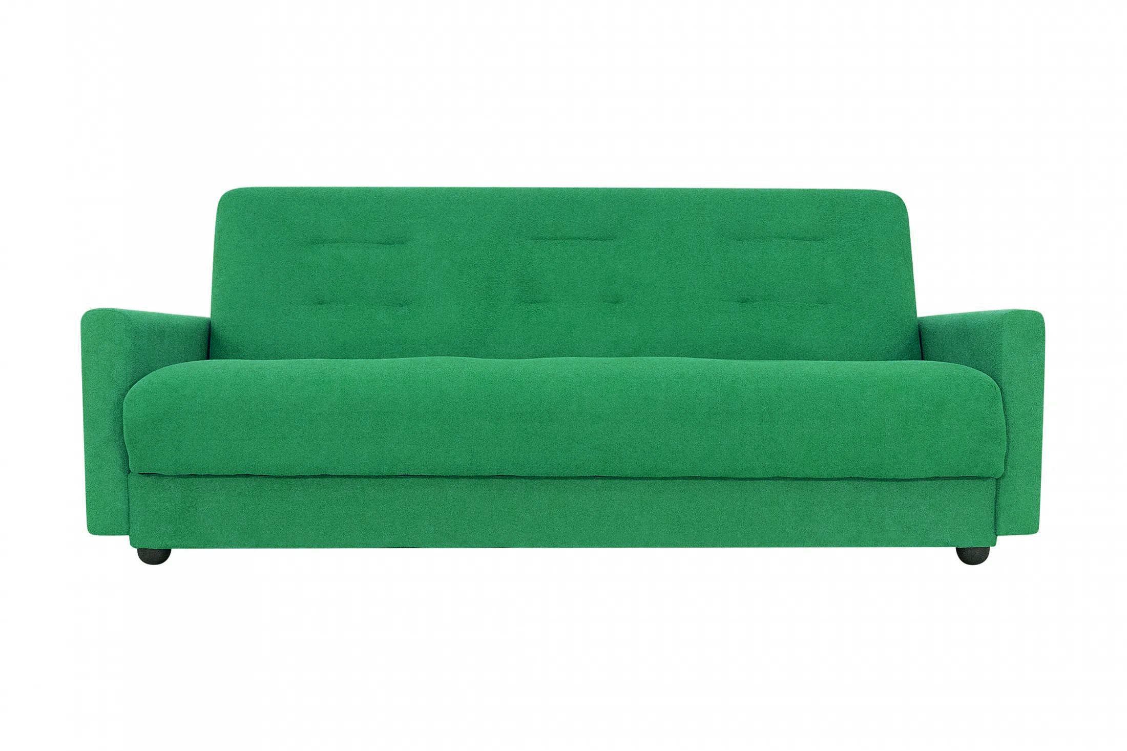 Изображение товара Диван раскладной Meblines Милан 215x96x95 см велюр зеленый