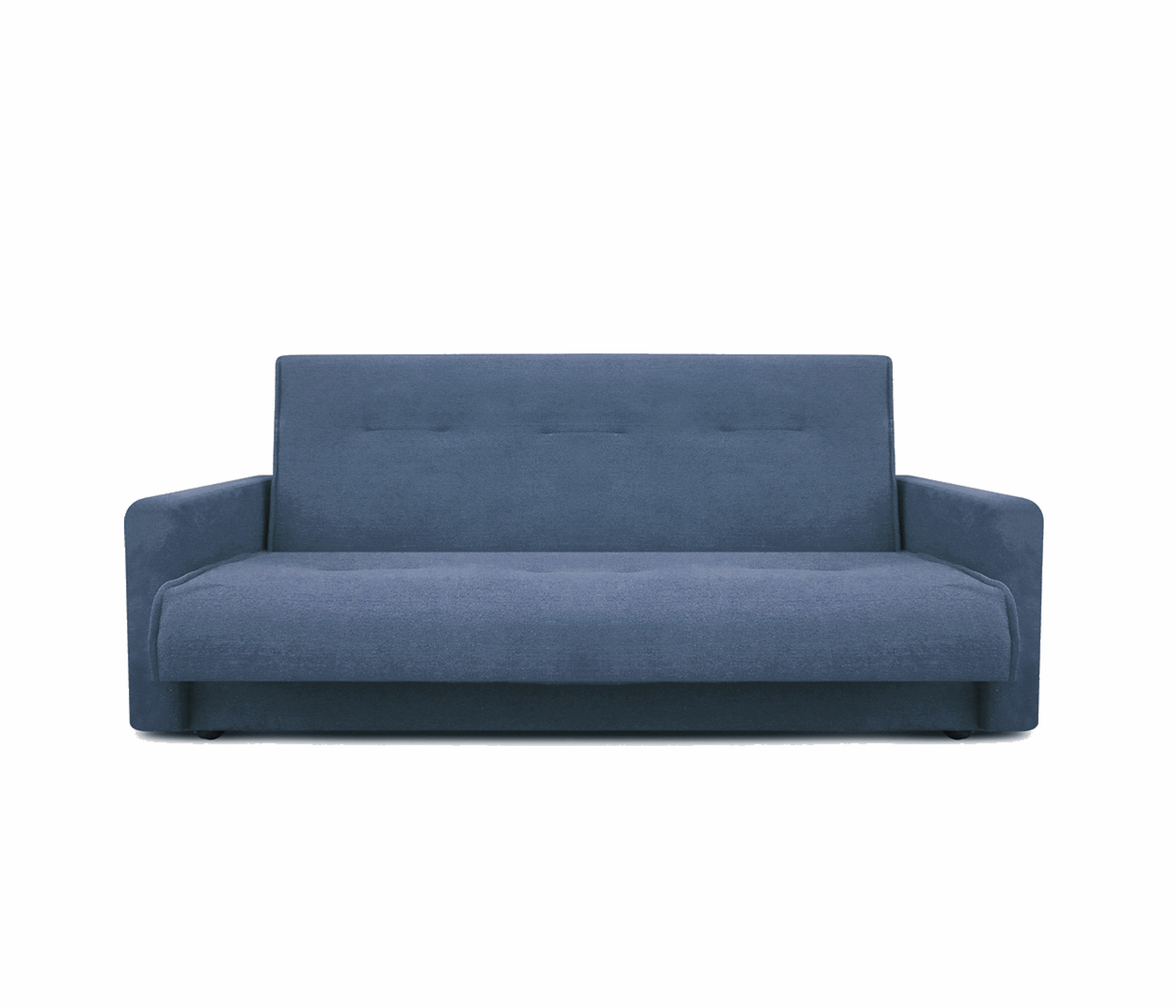 Изображение товара Диван раскладной Меблайнс Милан 215x100x100 см велюр астра серый для спальни гостиной