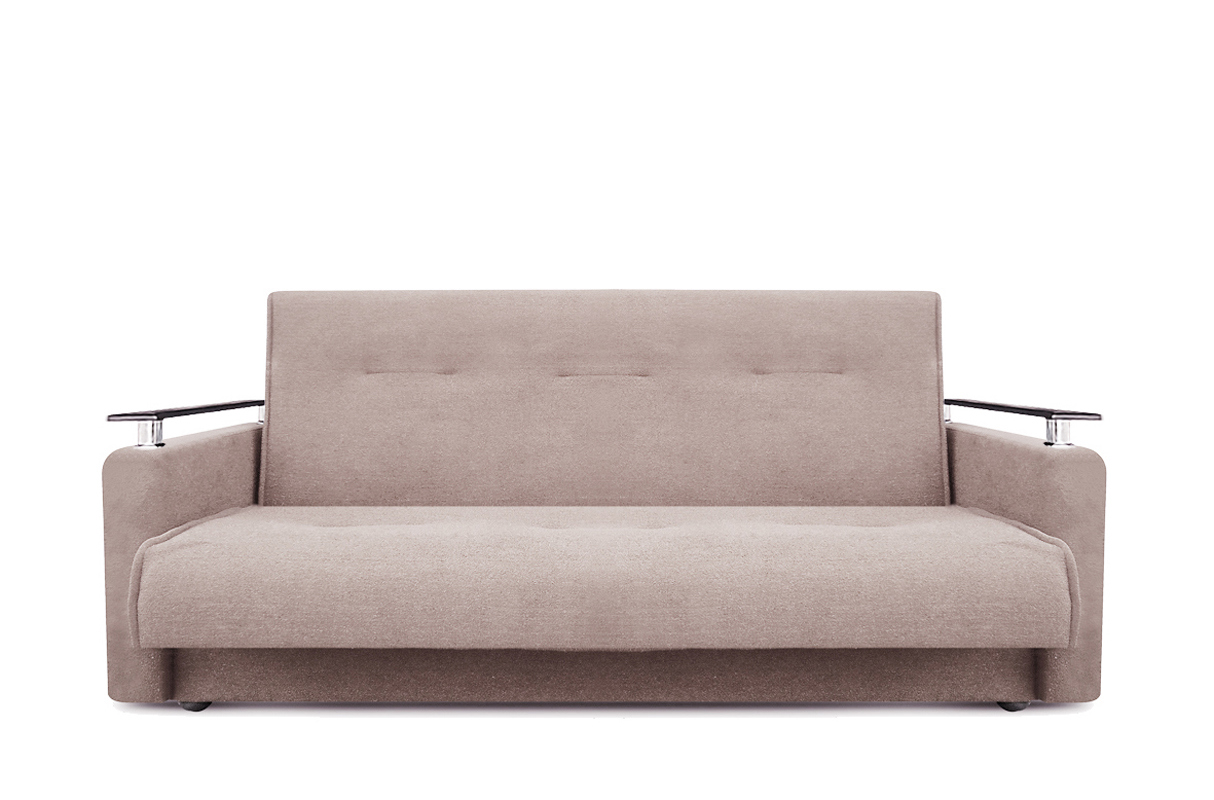 Изображение товара Диван раскладной Милан Люкс 215x96x95 см текстиль бежевый MEBLINES