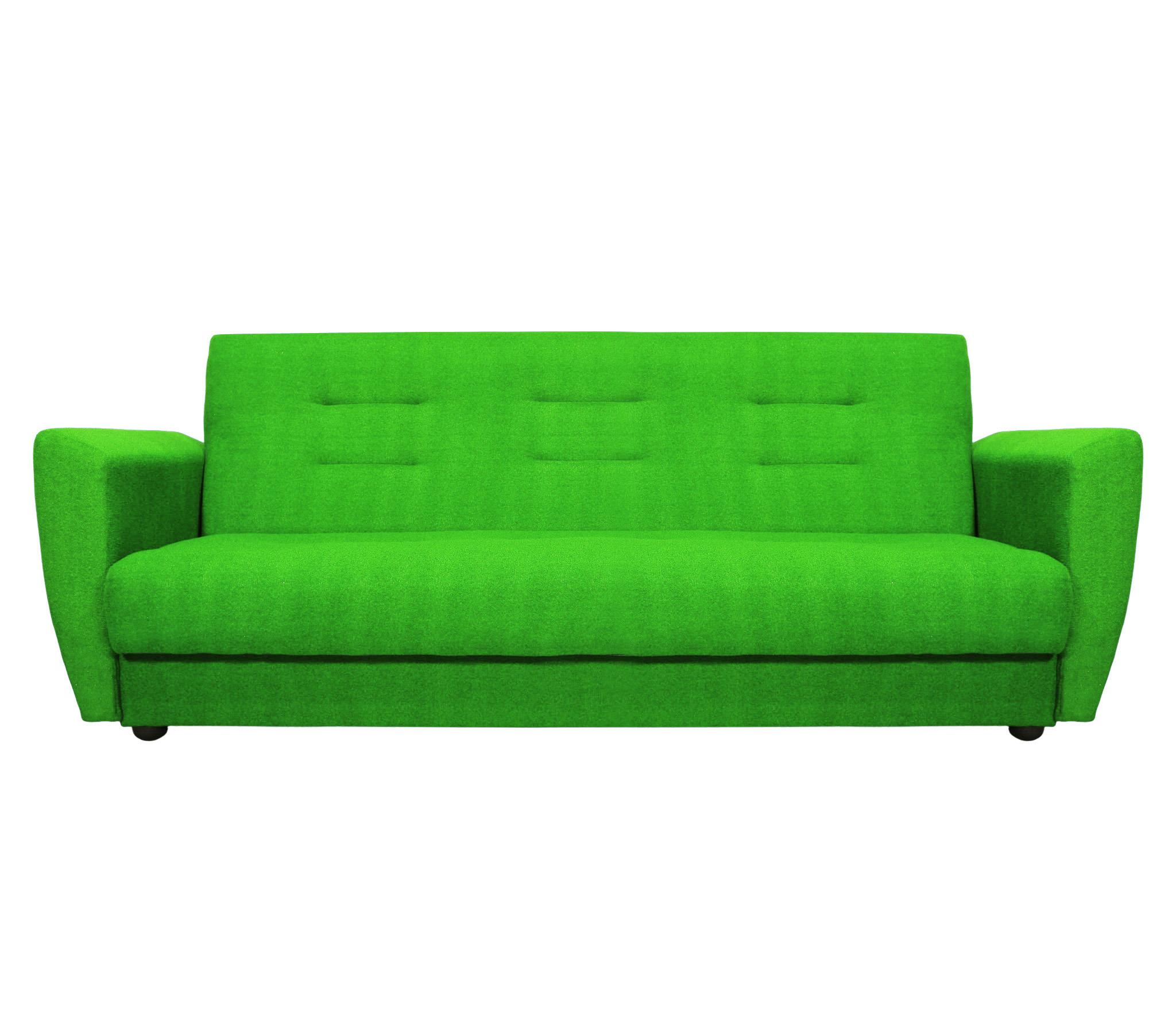Изображение товара Диван раскладной Meblines Лира 220x90x90 см велюр зеленый для дома и квартиры