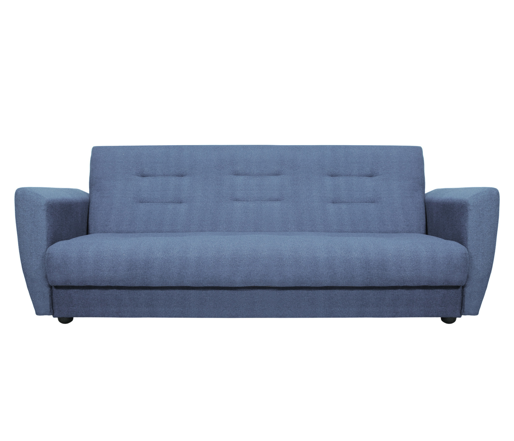 Изображение товара Диван раскладной Meblines Лира 220x100 см живой велюр астра серая