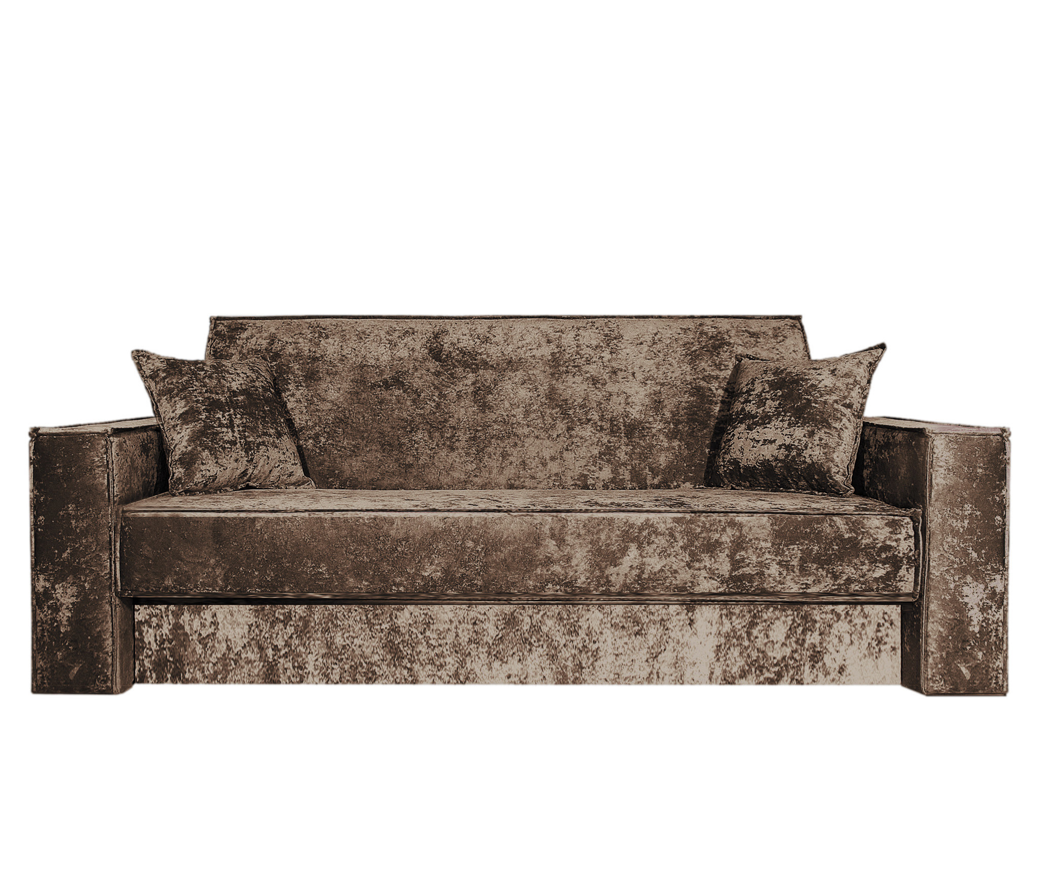 Изображение товара Диван раскладной Meblines Лофт 236x90x90 см велюр серый - комфорт и стиль для вашего интерьера