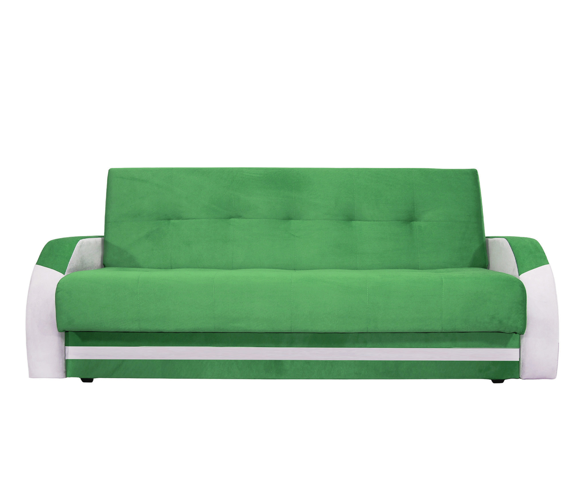 Изображение товара Диван раскладной Meblines Феникс зеленый велюр современный комфортный