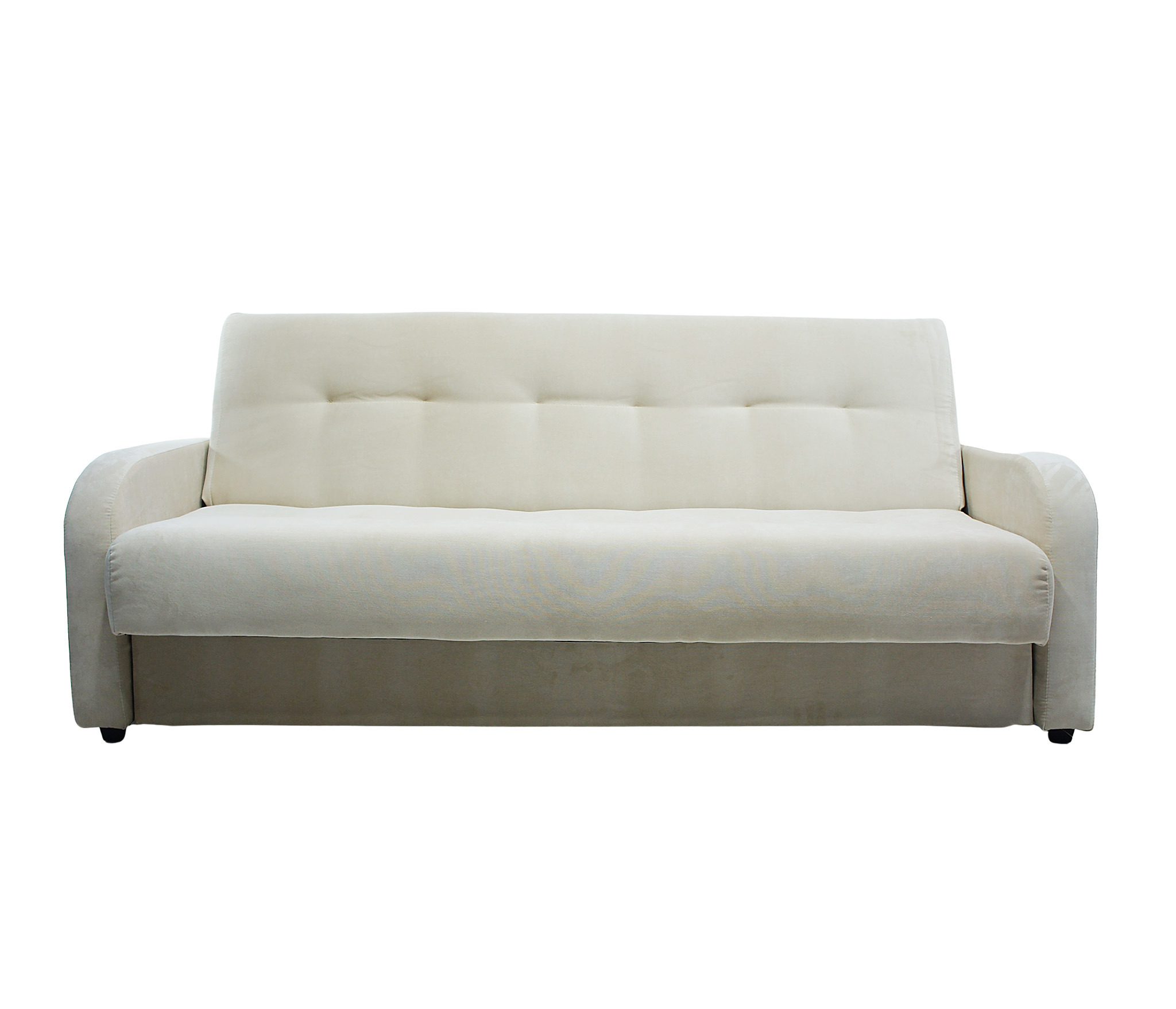 Изображение товара Диван раскладной Meblines Лондон Люкс 215x100x100 см велюр бежевый