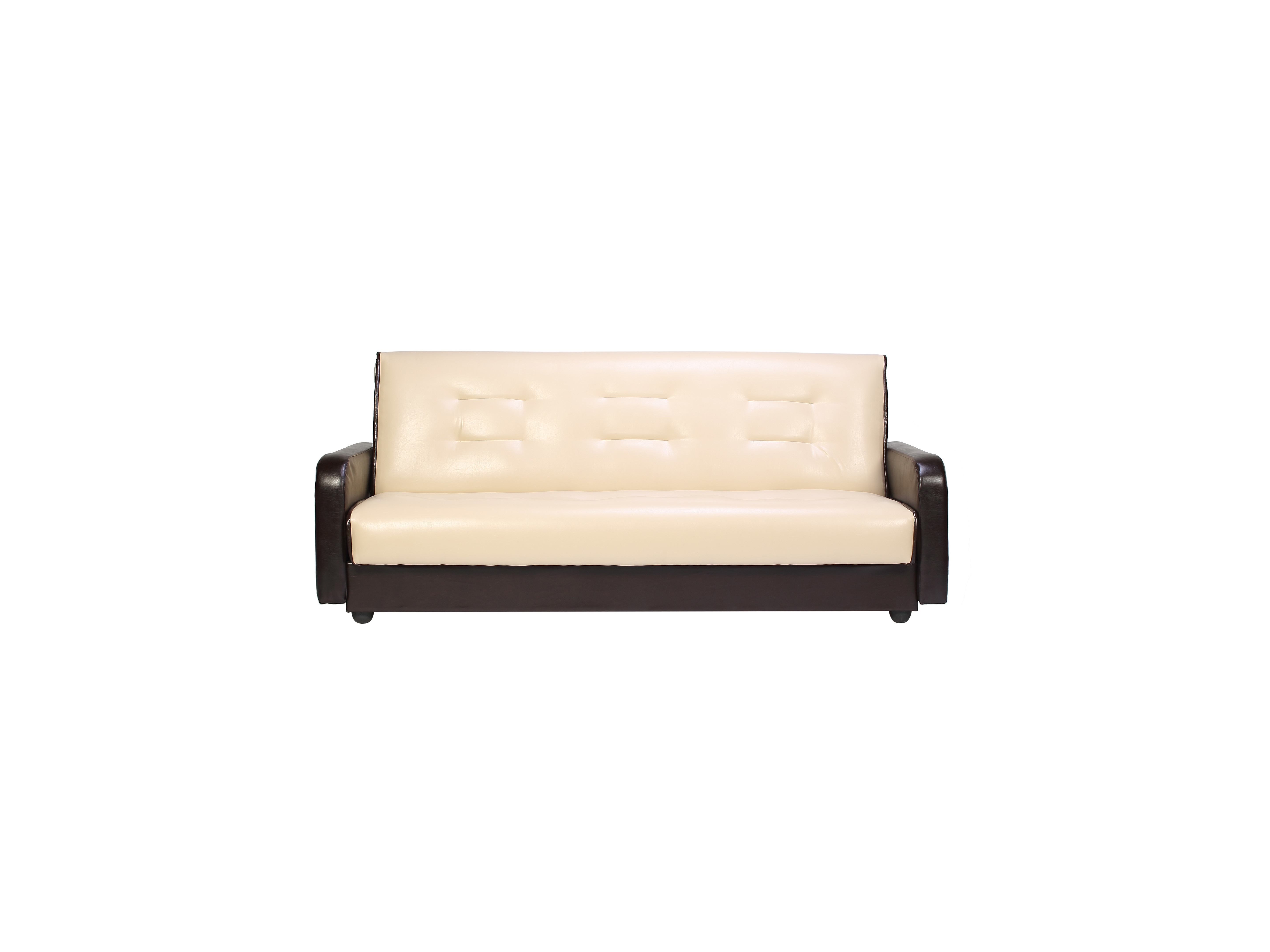 Изображение товара Диван раскладной Meblines Аккорд 215x90x90 см эко-кожа комби стиль минимализм