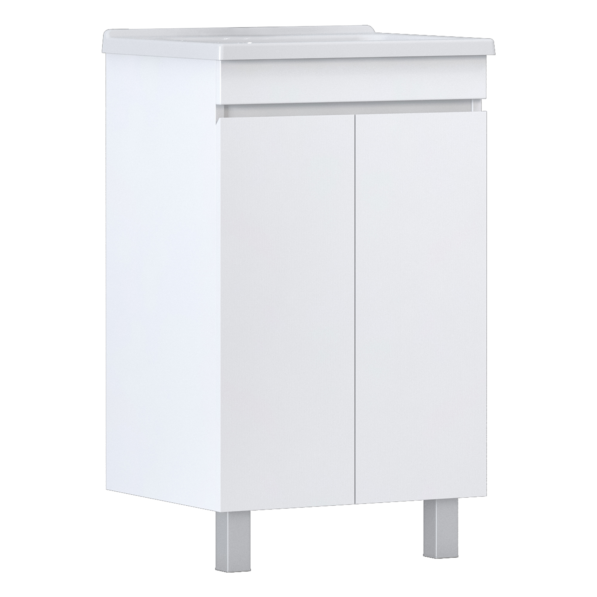 Изображение товара Тумба под раковину Vigo Avalon 500-2-0 напольная белая 50 см мебель для ванной