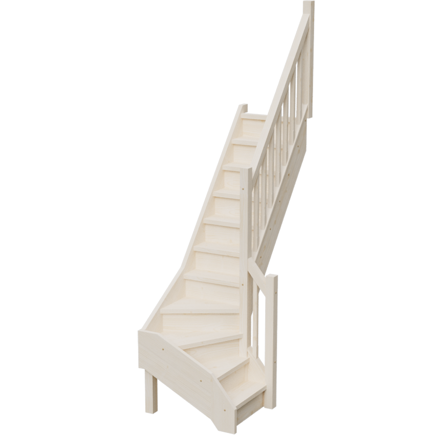 Изображение товара Межэтажная лестница Stairshop ЛЕС-ГПУ01 с поворотом направо