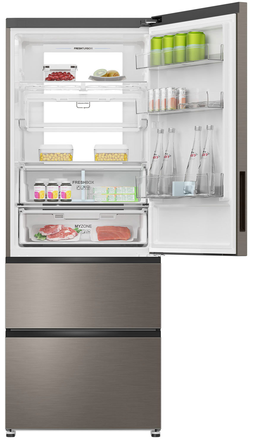 Изображение товара Холодильник Haier A4F742CMGU1 70x190.5 серебристый No Frost и инвертор