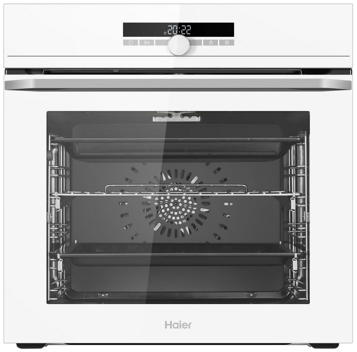 Изображение товара Встраиваемый духовой шкаф Haier HOQ-F6CASGW 59.7х59.5х56.5 см цвет белый