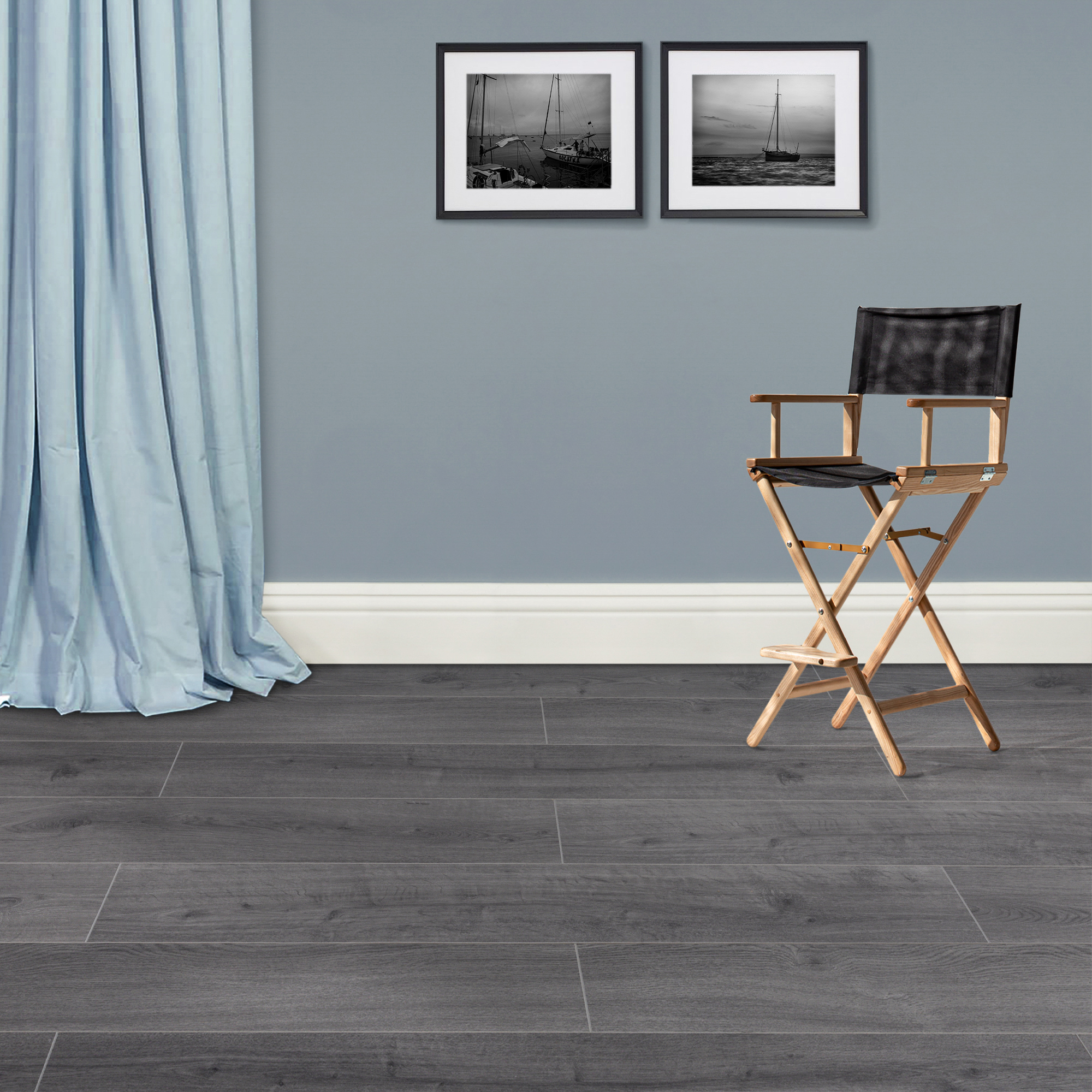 Изображение товара Ламинат "Дуб свенсон" 33 класс, 8 мм, с фаской, серый, Россия