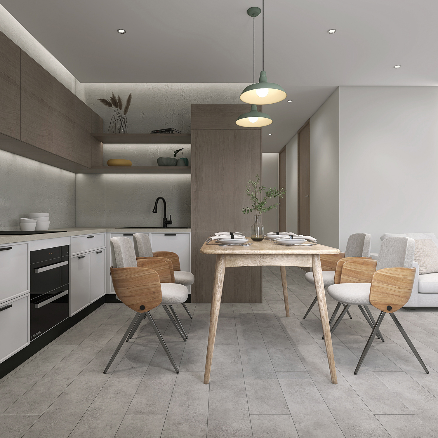 Изображение товара Ламинат Куберит 33 класс толщина 8 мм с фаской 2.131 м²