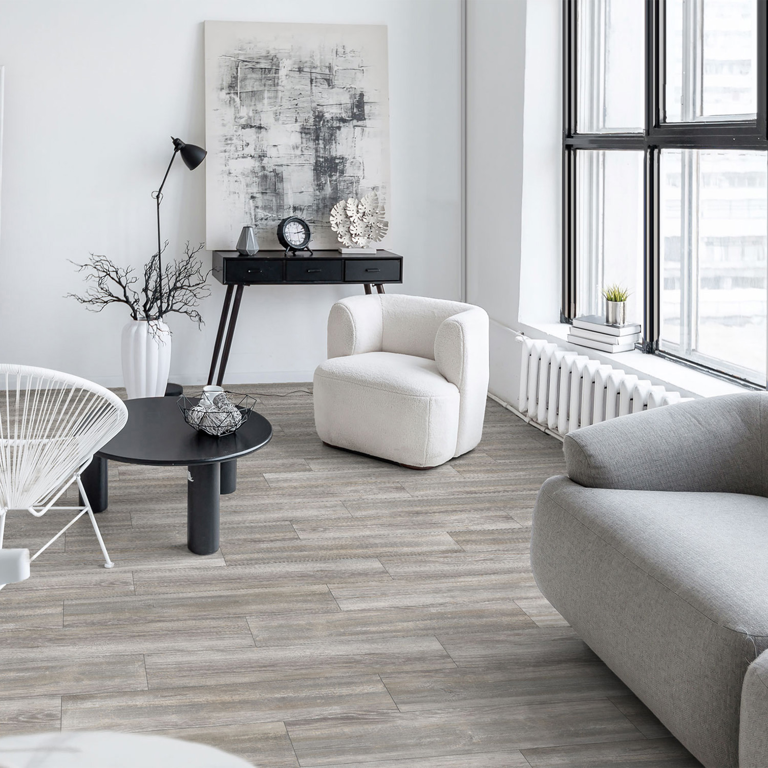 Изображение товара Керамогранит Global tile Vyborg_gt GT208022101MCR 19.8x80см цвет серый