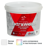 Изображение товара Краска для потолков Parade DYI ExtraWeiss матовая 5л, водоотталкивающая, без запаха Изображение товара Краска для потолков Parade DYI ExtraWeiss матовая 5л, водоотталкивающая, без запаха