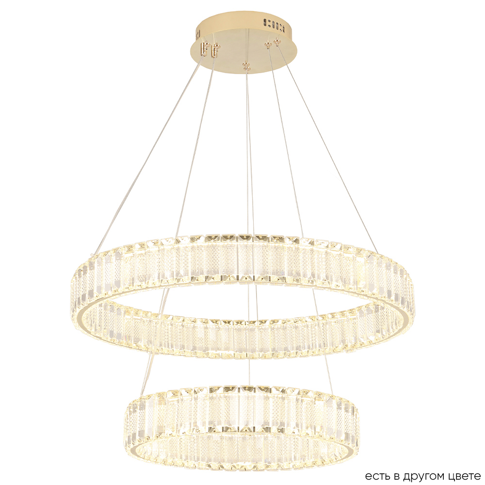 Изображение товара Подвесной светильник CRYSTAL LUX Musika sp100w gold 33 м² нейтральный белый свет