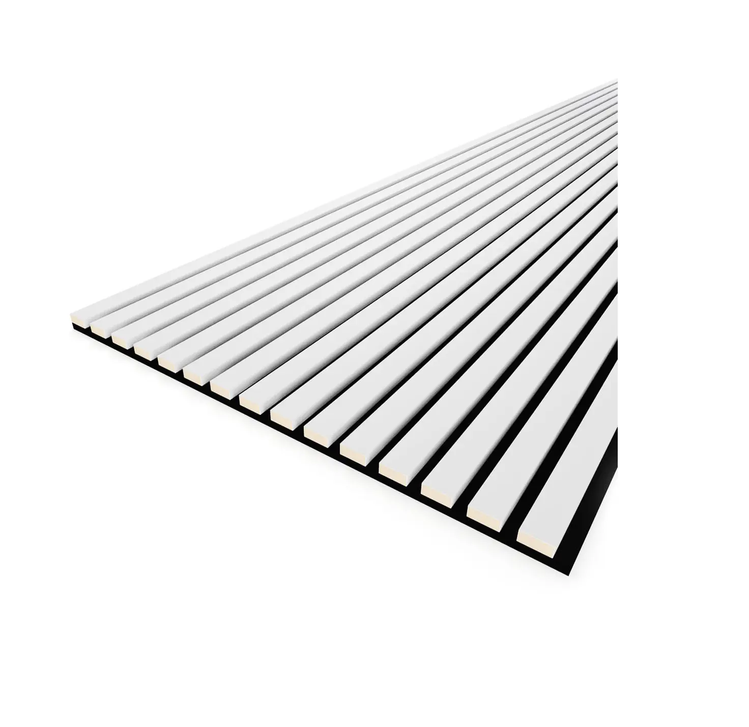 Панель акустическая 3D МДФ Stella белая 0.9x60x278 см