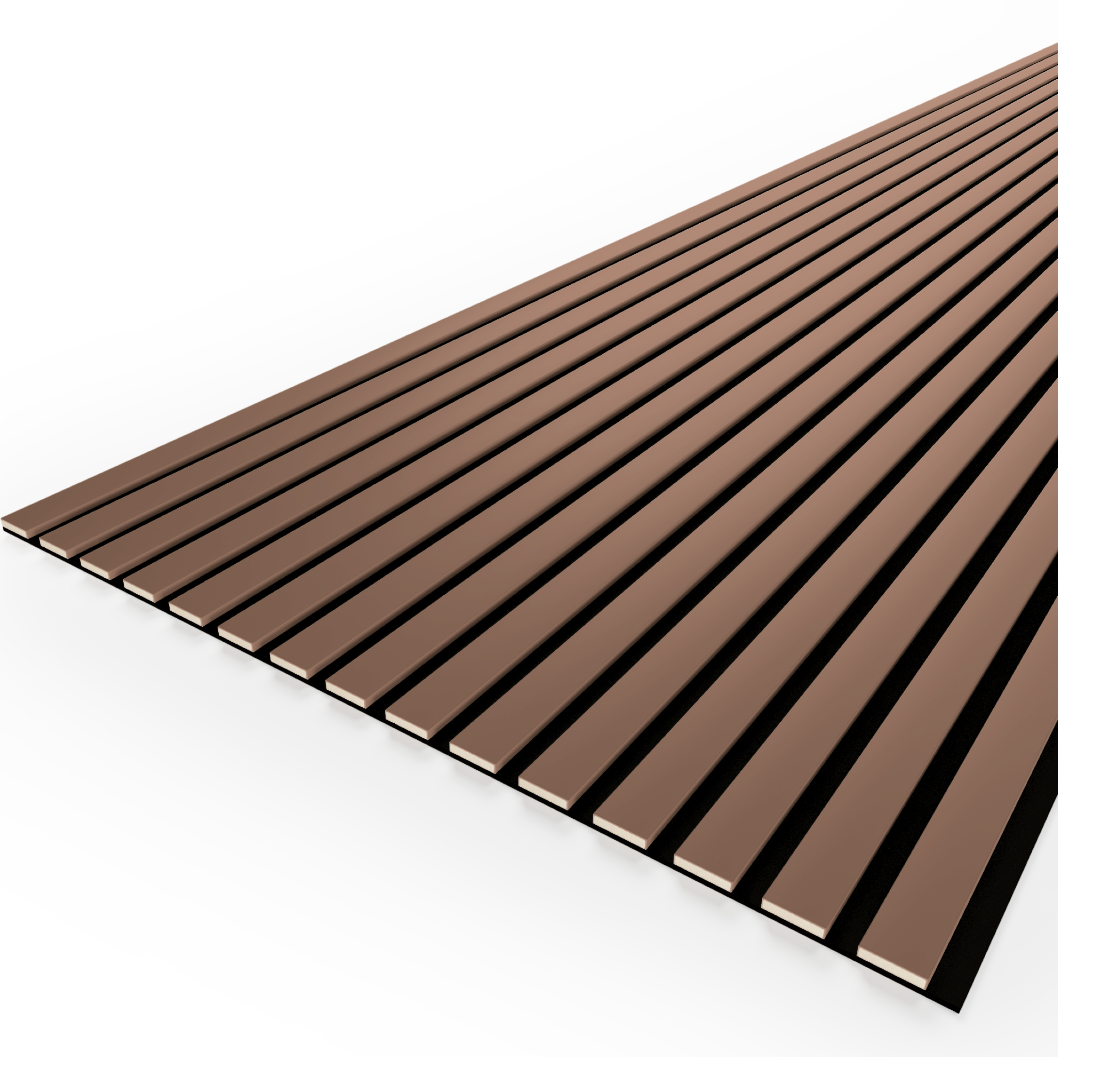 Изображение товара Панель акустическая 3D МДФ Stella терракотовая 2.1x60x278 см