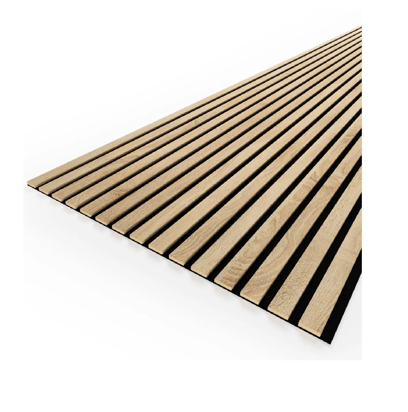 Панель акустическая 3D МДФ Stella дуб сонома 0.9x60x278 см