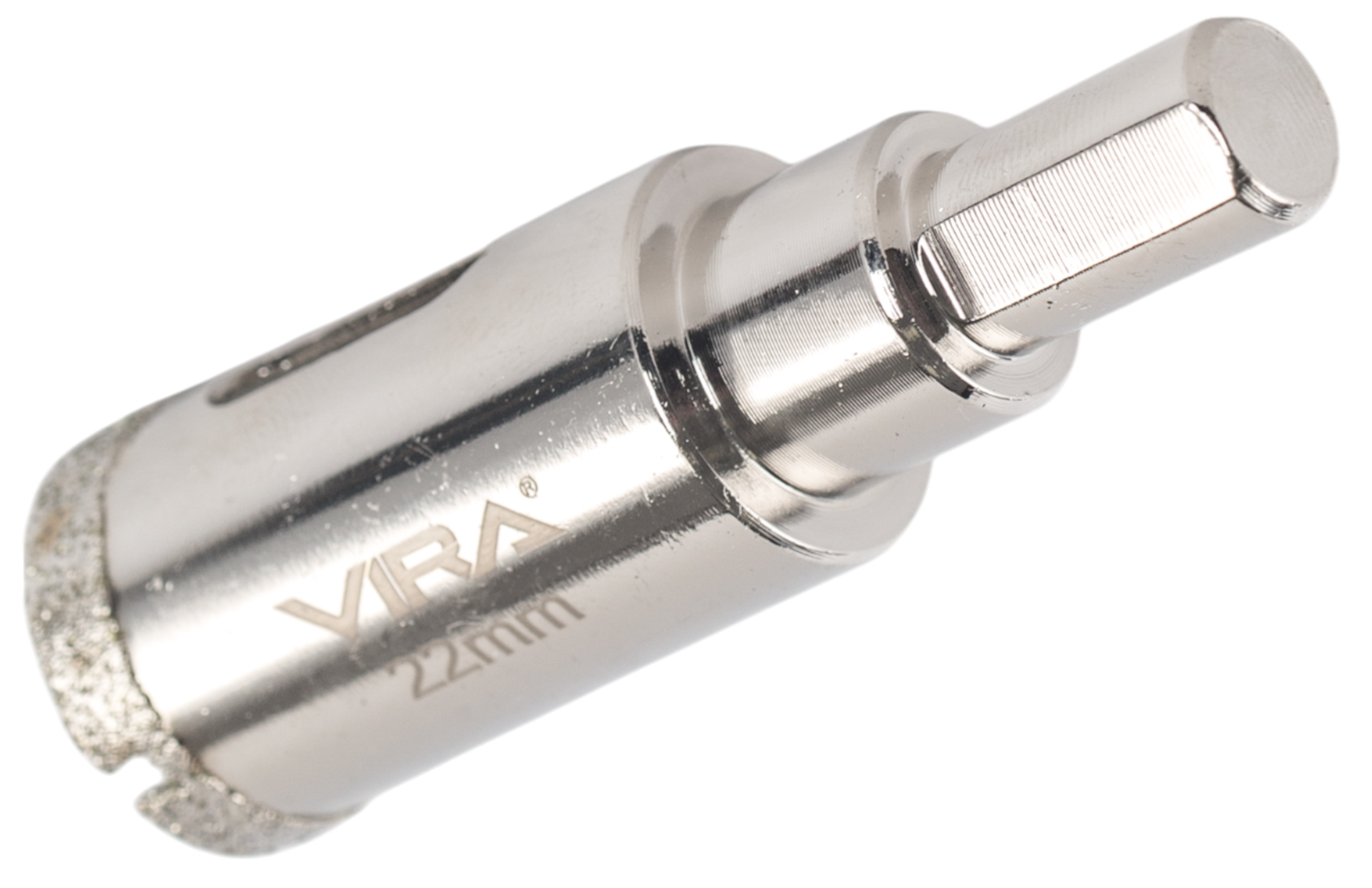 Изображение товара Коронка алмазная Vira 559539 для керамогранита и керамики, 22 мм