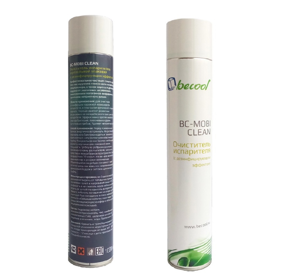 Изображение товара Очиститель испарителя Becool BC-MOBI Clean 1л