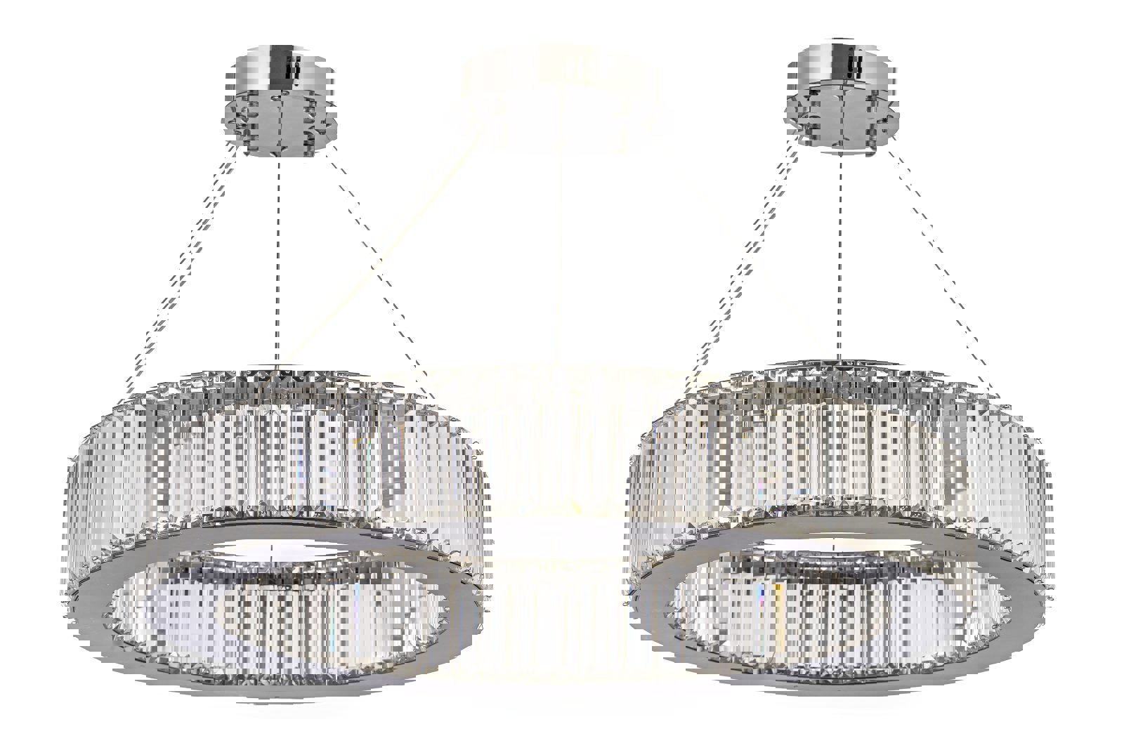 Изображение товара Современная светодиодная люстра Anzio от Arti Lampadari 1.5.60.100 N, серебристая, регулируемый бел