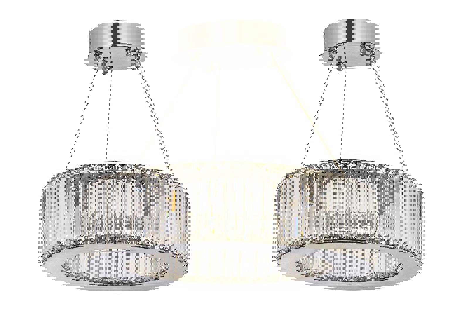 Изображение товара Люстра подвесная светодиодная Arti lampadari Anzio 1.5.40.100 N регулируемый белый свет цвет серый/серебристый