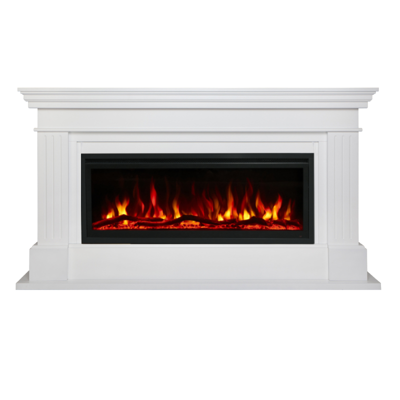 Изображение товара Каминокомплект Realflame Ontario с очагом Safita 36 1500Вт белый современный стиль неоклассика