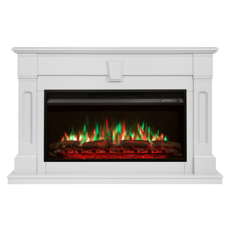 Изображение товара Каминокомплект Realflame Kellie с очагом Premier 36 2000Вт белый современный стиль