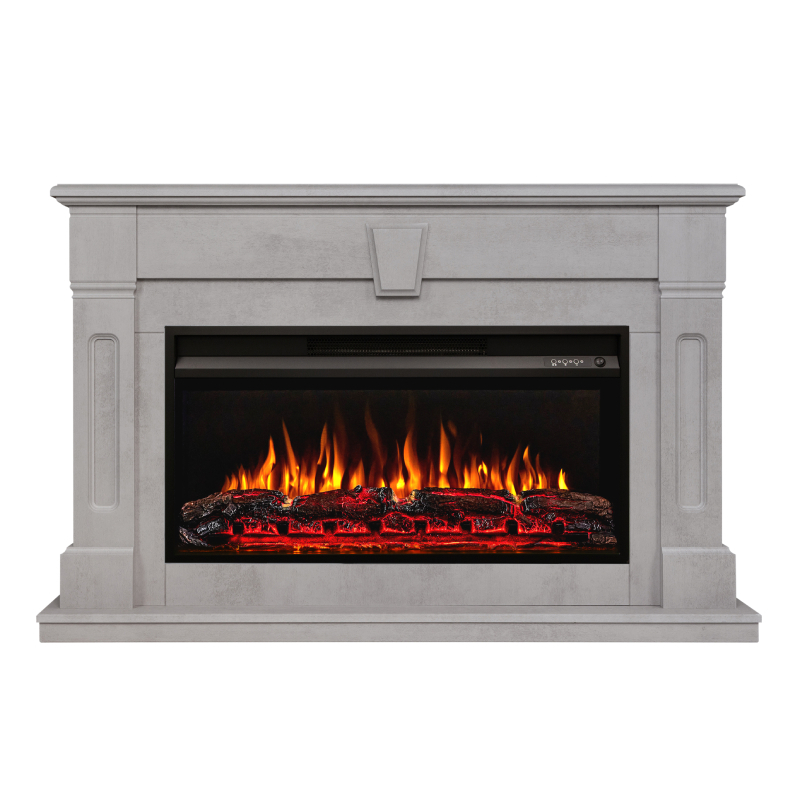 Изображение товара Каминокомплект Realflame Kellie с очагом Premier 36 белый камень 2000Вт с Wi-Fi