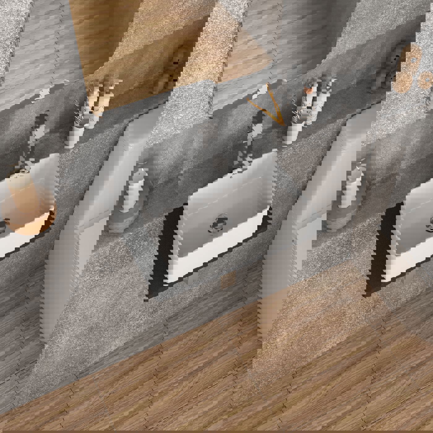 Изображение товара Раковина накладная Bauedge hotel mini BF1061 37см цвет белый