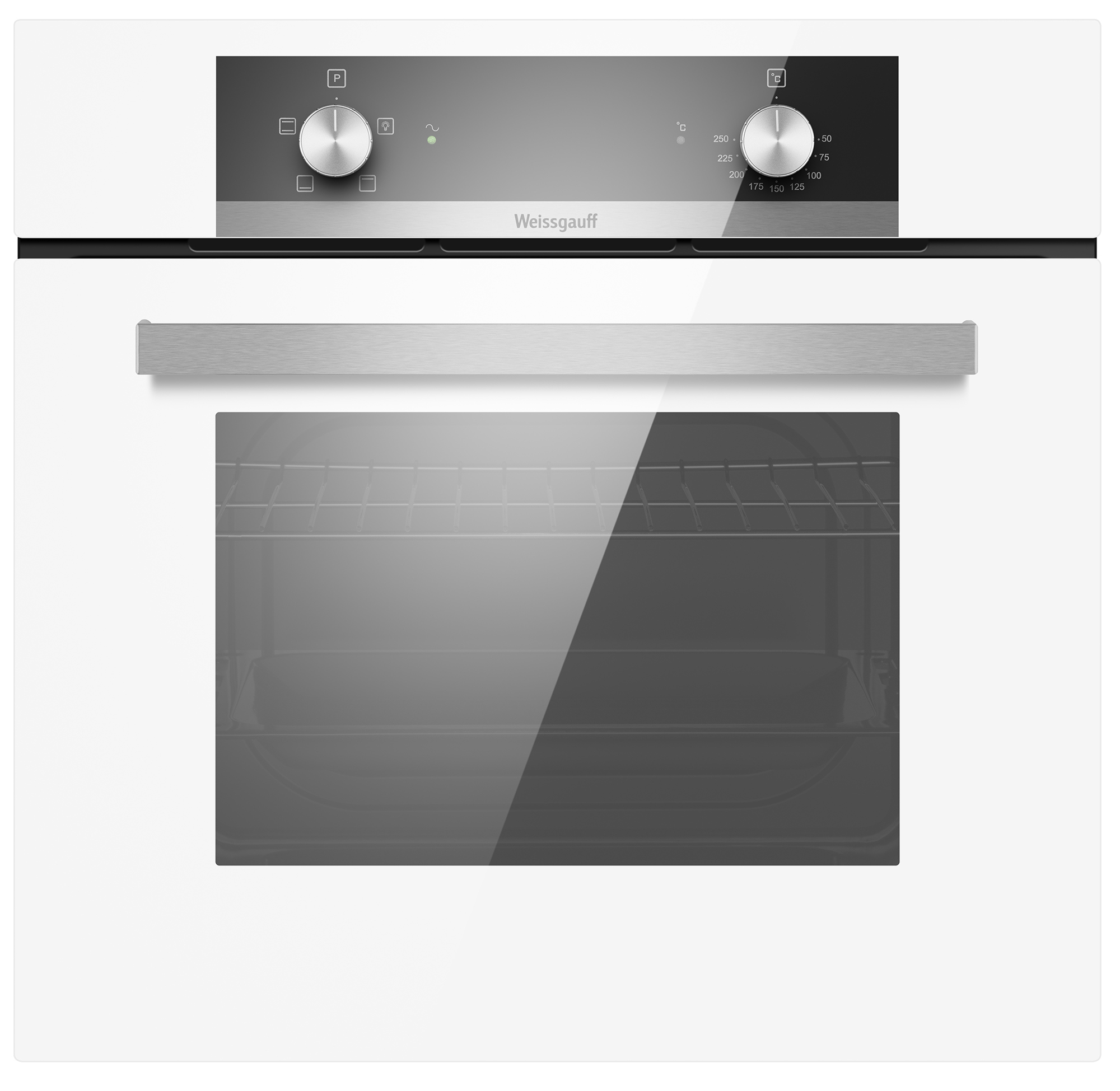 Изображение товара Духовой шкаф Weissgauff EOM 104 W 59.5х59х52 см цвет белый Изображение товара Духовой шкаф Weissgauff EOM 104 W 59.5х59х52 см цвет белый