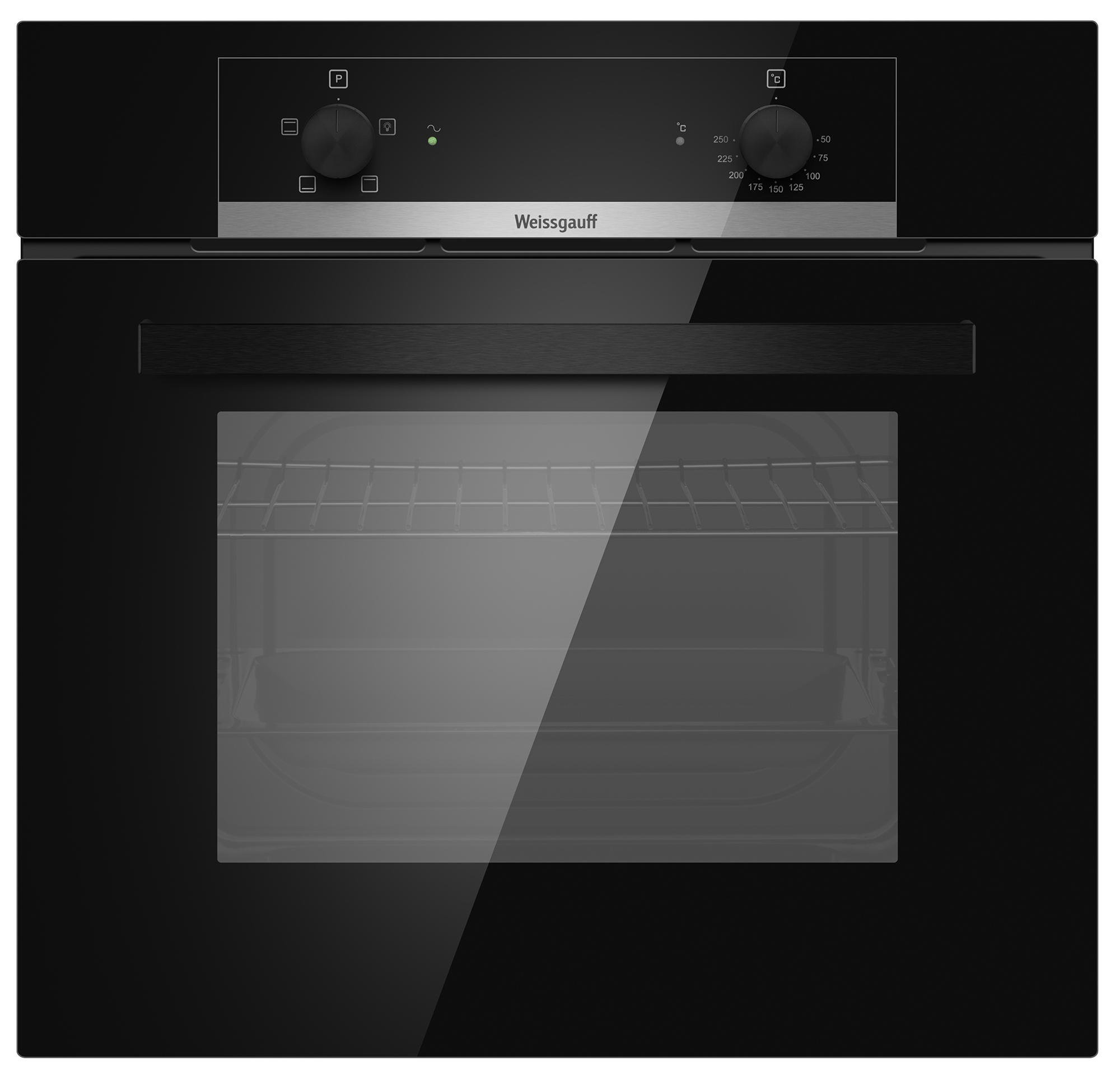 Изображение товара Духовой шкаф Weissgauff EOM 104 B 59.5х59х52 см цвет черный Изображение товара Духовой шкаф Weissgauff EOM 104 B 59.5х59х52 см цвет черный