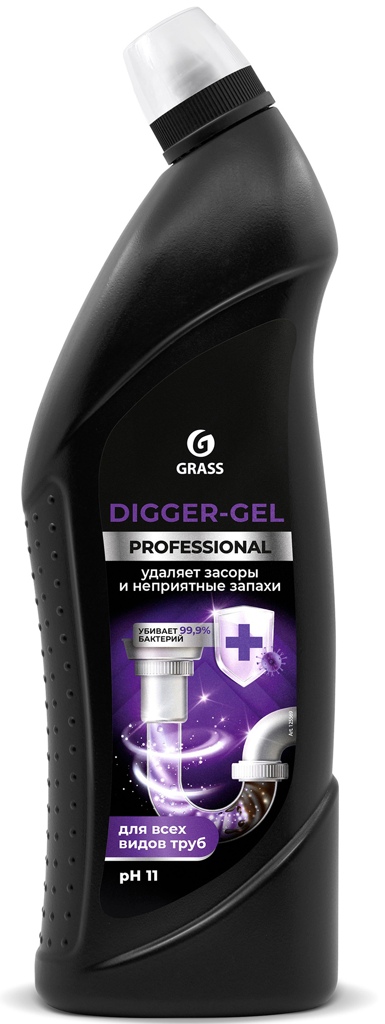 Изображение товара Средство для прочистки труб Grass Digger-Gel Professional 1 л