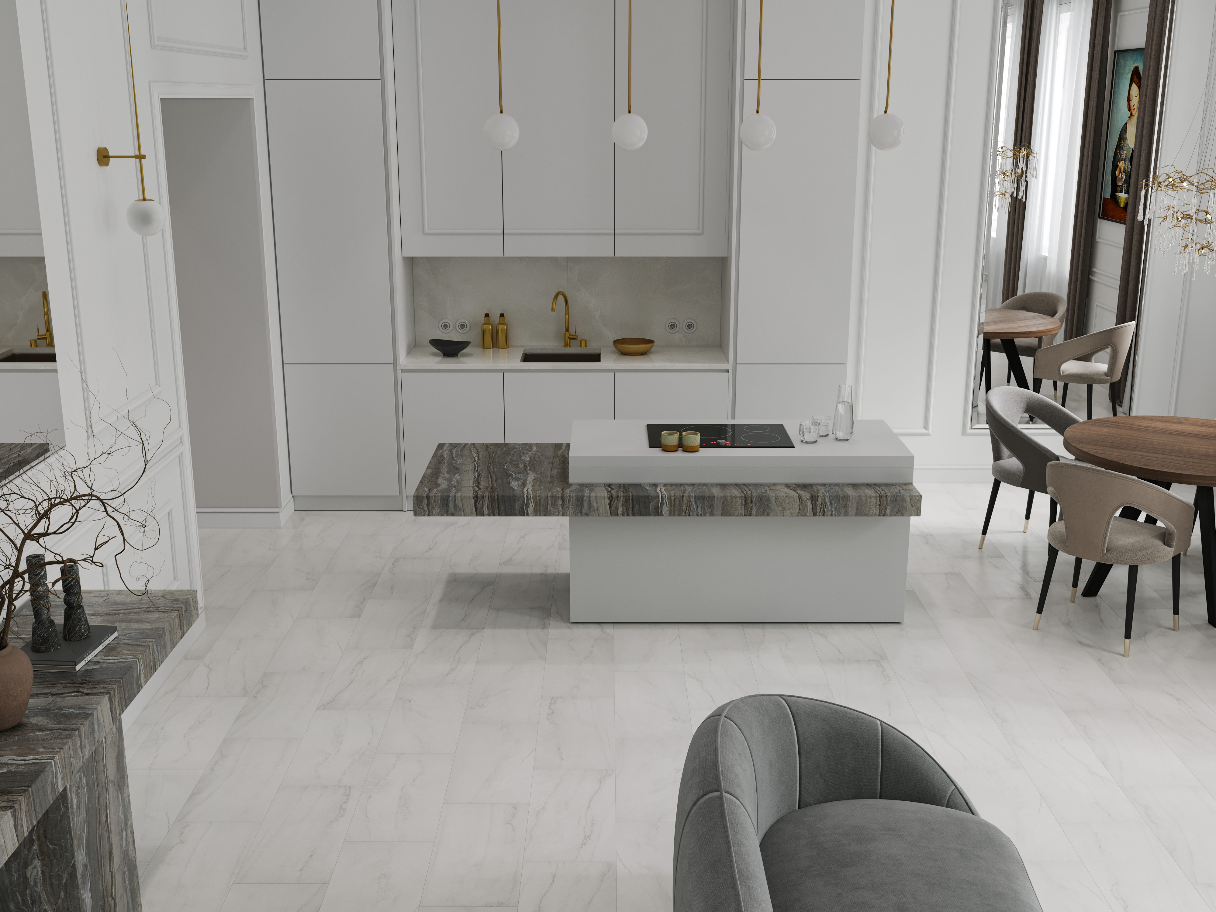 LVT плитка Alpine Floor Eco 15-7 43 класс толщина 2.5 мм 3.685 м² - 7