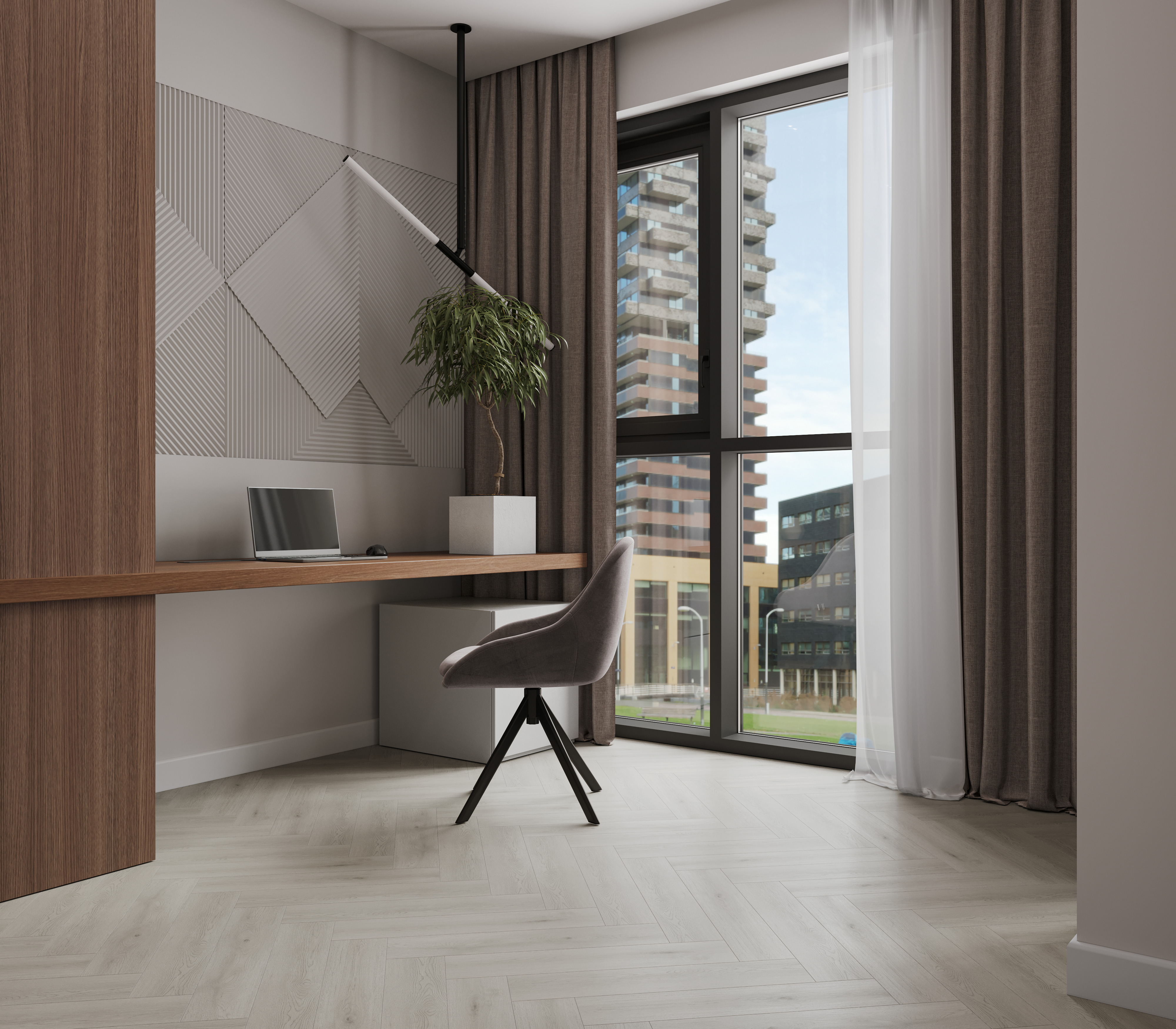 LVT плитка Norland 1034-8 34 класс толщина 2 мм 2.58 м² - 6