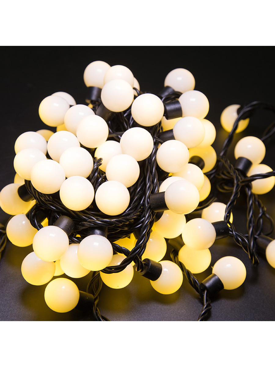 Изображение товара Гирлянда ПВХ Neon-night 303-516 10 см жёлтый золотой теплый белый IP65