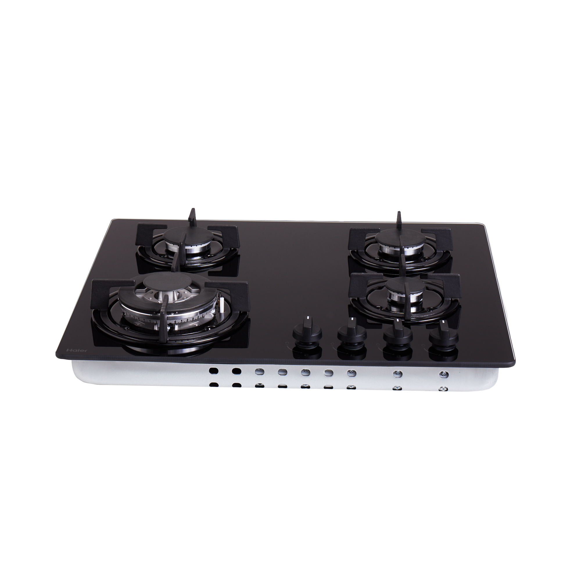 Газовая варочная панель Haier HHX-G64CWB1 58 см 4 конфорки цвет черный - 2