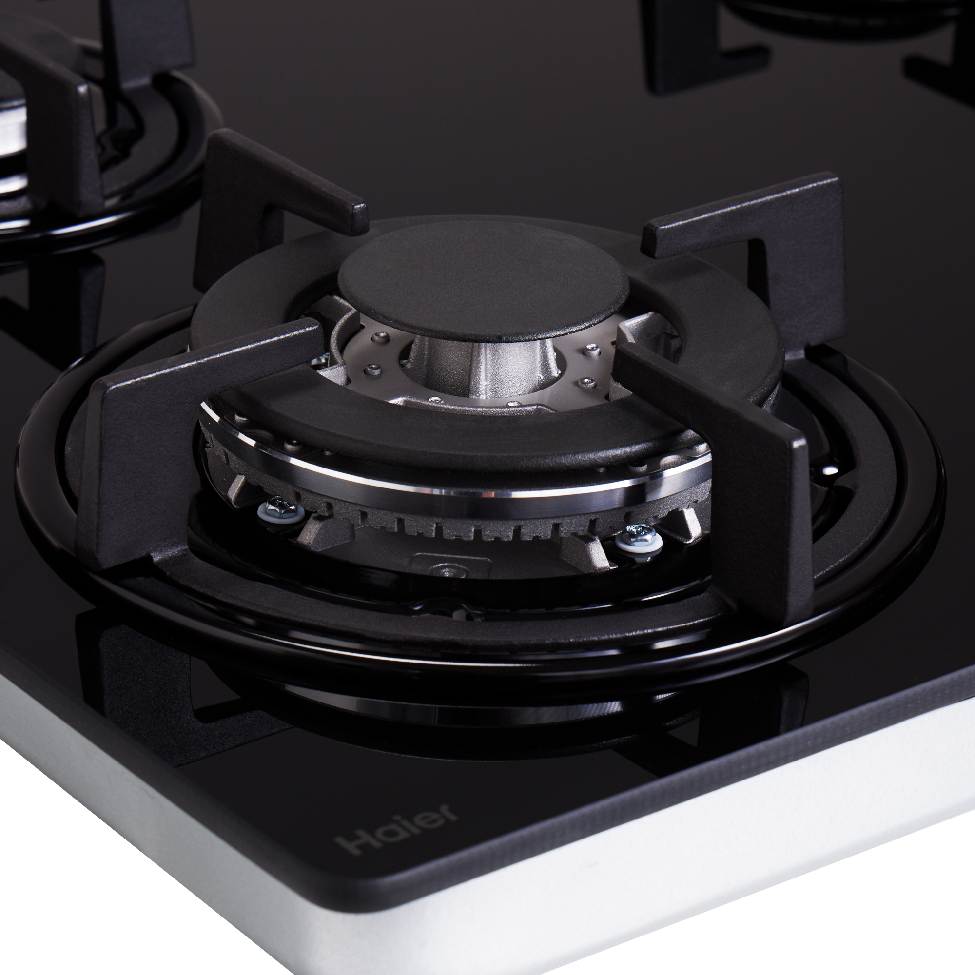Газовая варочная панель Haier HHX-G64CWB1 58 см 4 конфорки цвет черный - 5