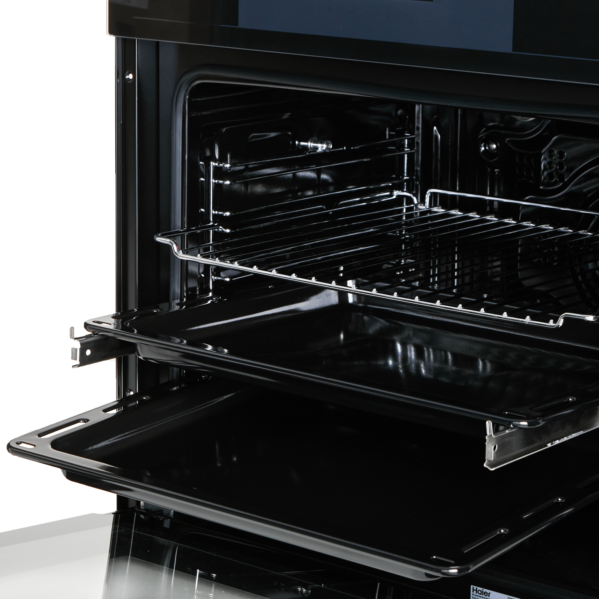 Электрический духовой шкаф Haier HOX-FP3ABX 59.5x59.5x56.7 см конвекция цвет черный/нержавеющая сталь - 4