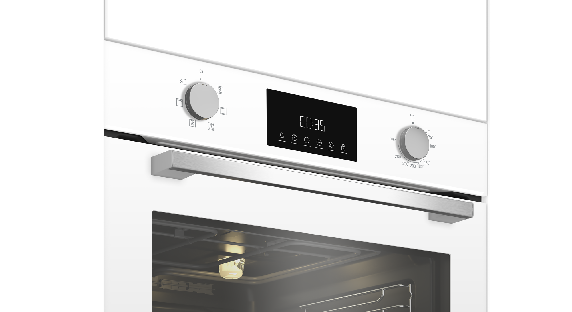 Электрический духовой шкаф Indesit IFE 3644 WH 59.4x59.5 см конвекция цвет белый - 3