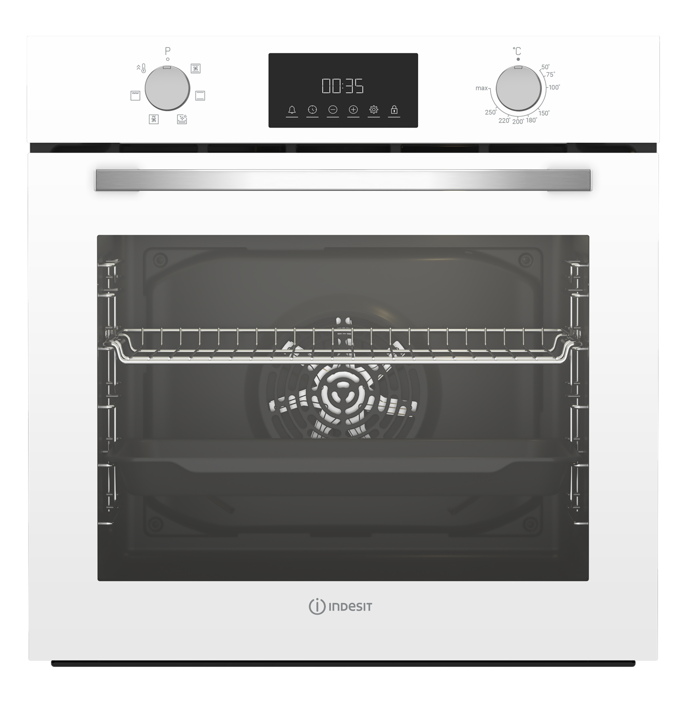 Электрический духовой шкаф Indesit IFE 3644 WH 59.4x59.5 см конвекция цвет белый - 1