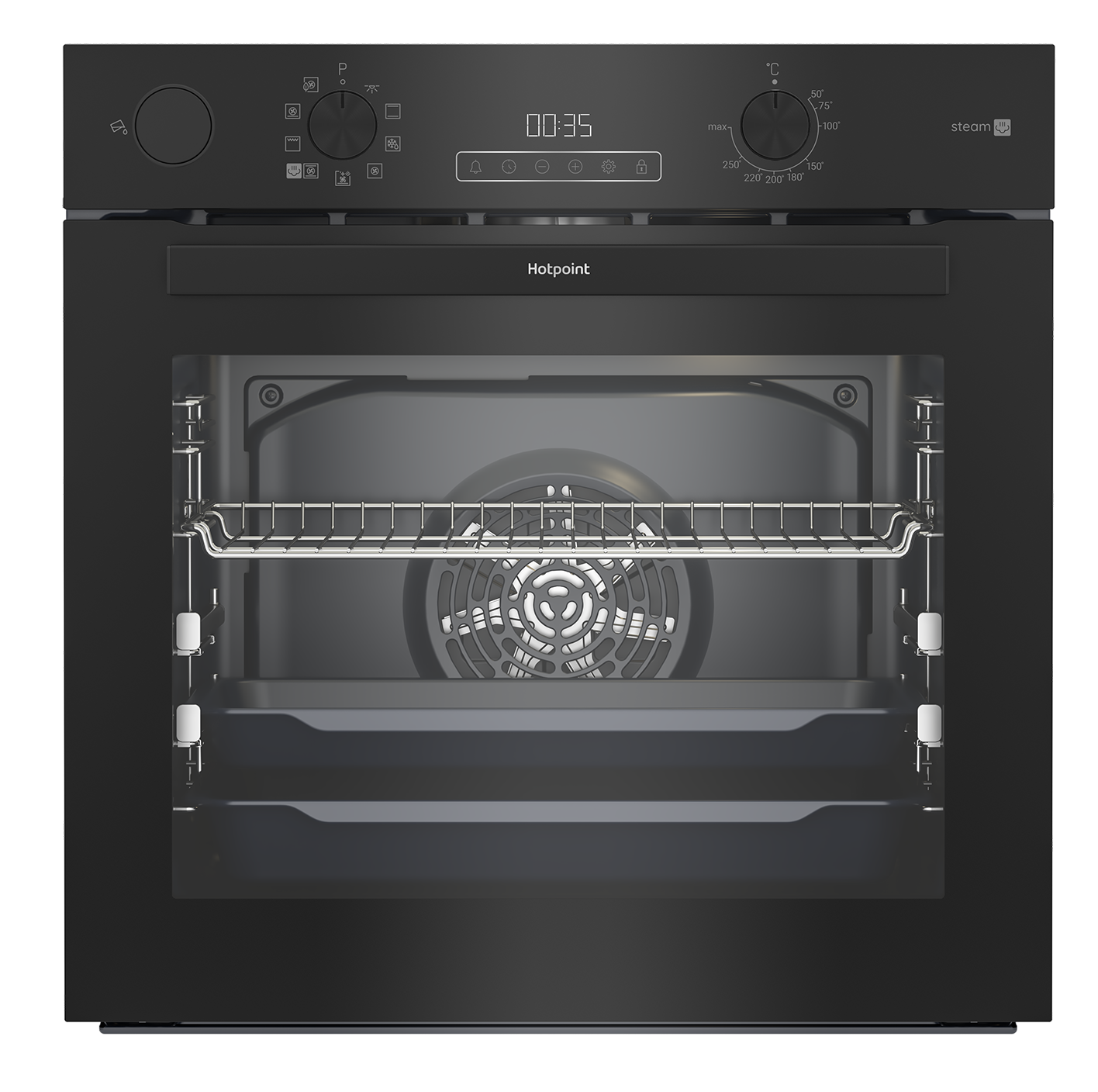 Электрический духовой шкаф Hotpoint FE8 S832 DSH 59.4x59.5x56.7 см конвекция цвет черный - 1
