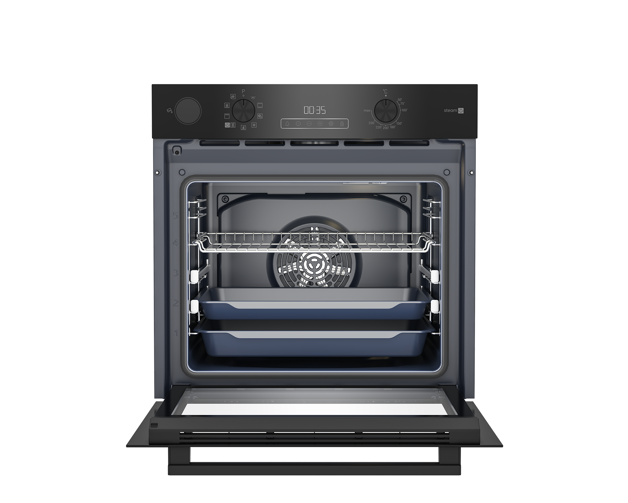 Электрический духовой шкаф Hotpoint FE8 S832 DSH 59.4x59.5x56.7 см конвекция цвет черный - 5