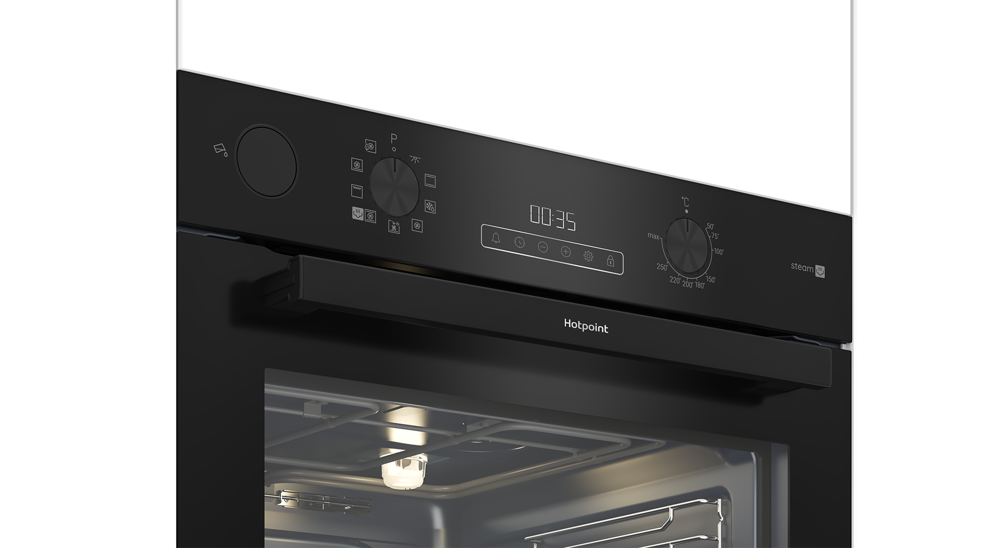 Электрический духовой шкаф Hotpoint FE8 S832 DSH 59.4x59.5x56.7 см конвекция цвет черный - 3