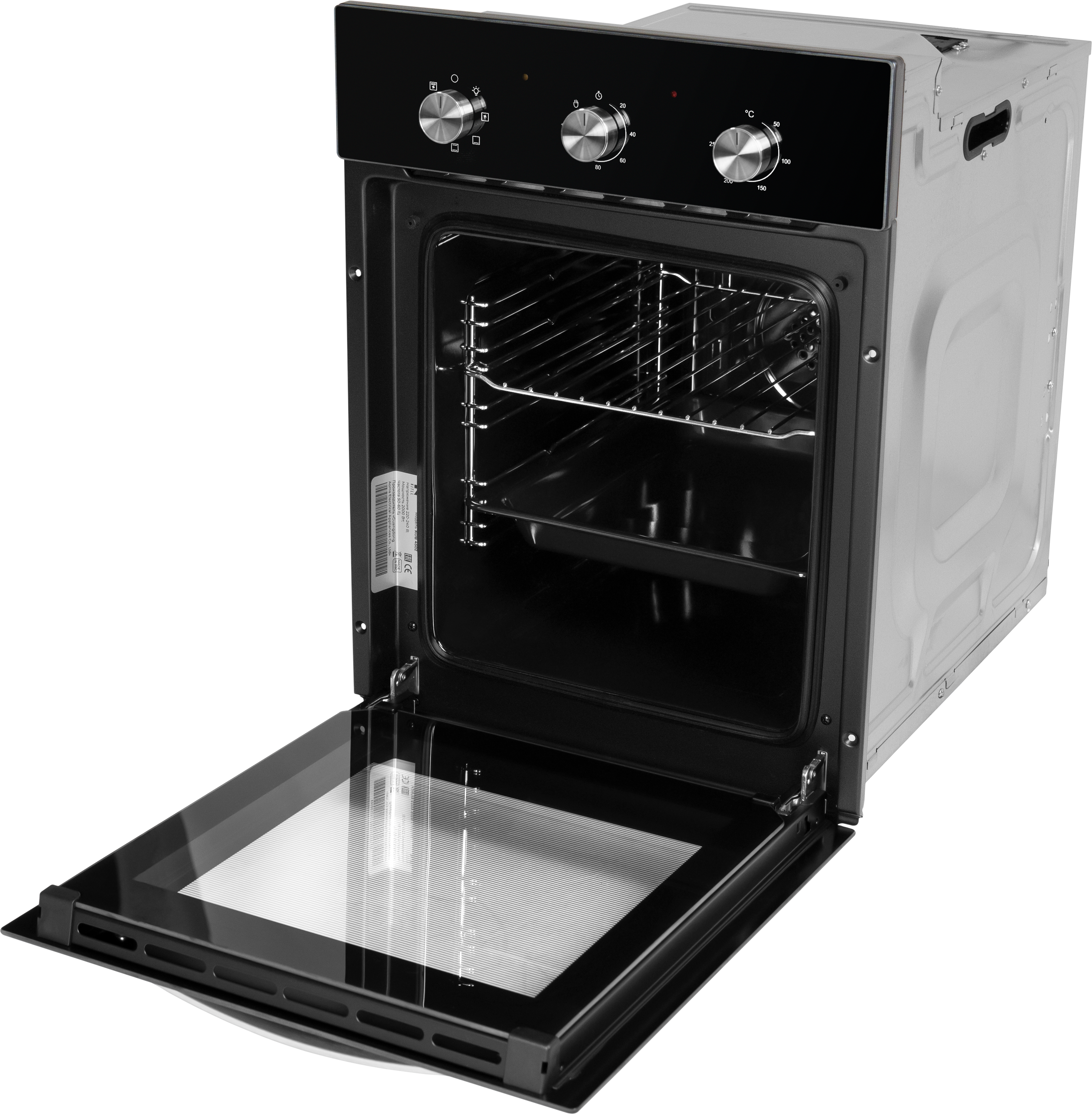 Электрический духовой шкаф Kitll KOB 4502 BLACK 45x59.5x58 см цвет чёрный - 4